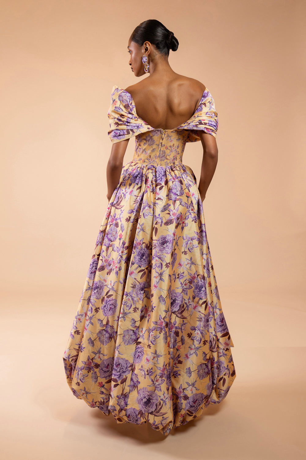 PEONY DOTS MAXI DRESS (RUNWAY)