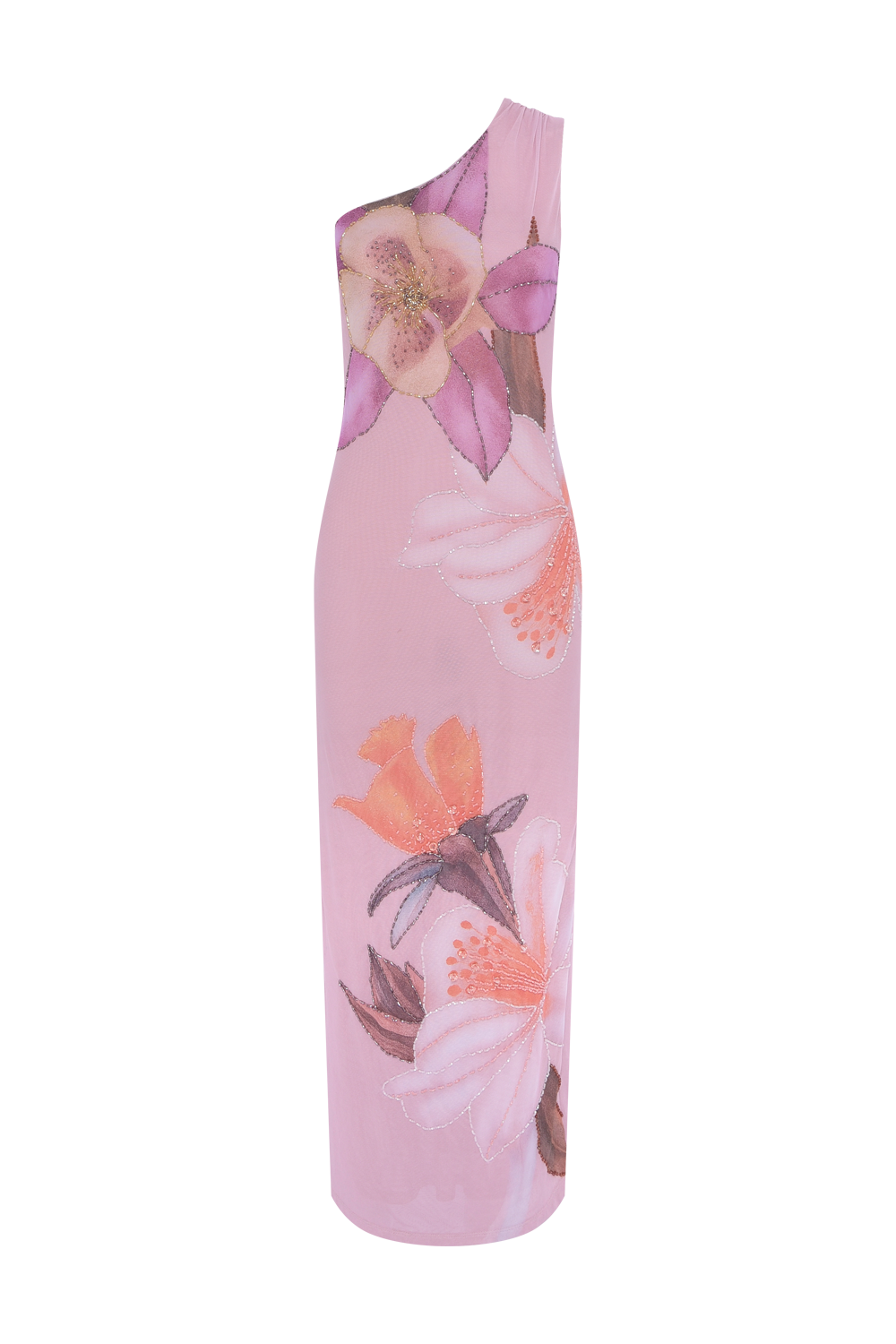 PEONY PRINTED MAXI DRESS