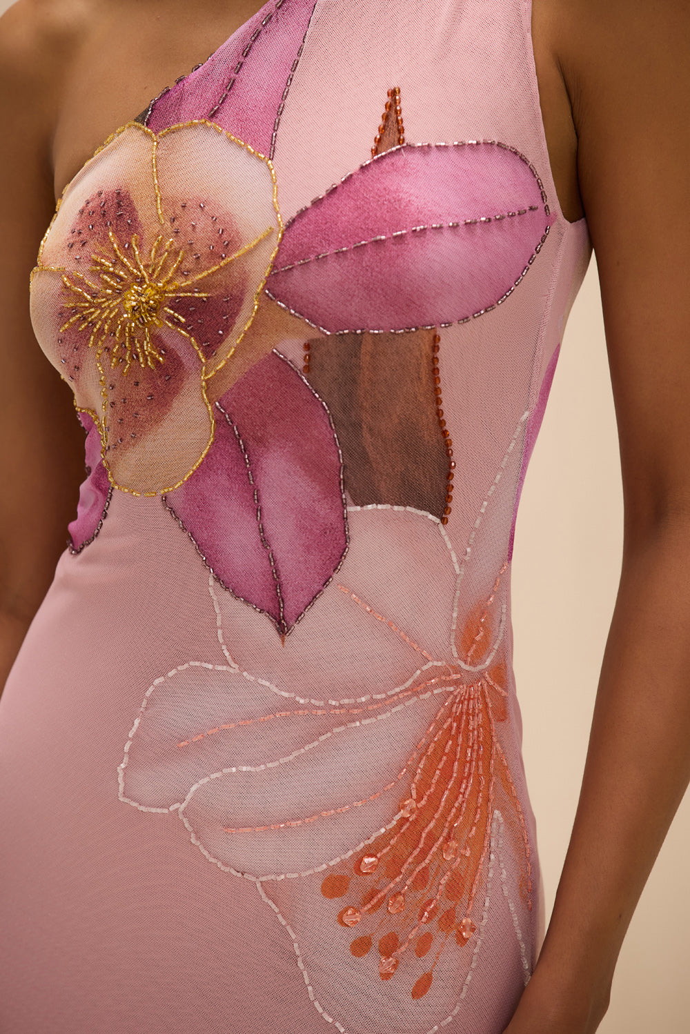 PEONY PRINTED MAXI DRESS