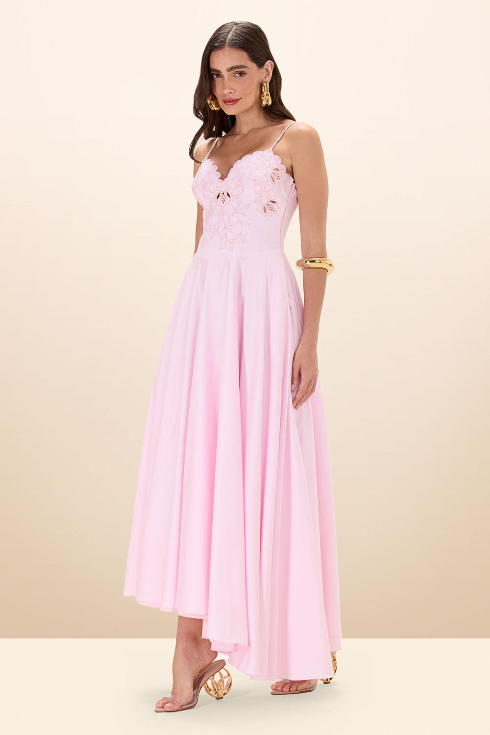 TRICOLINE LOTUS MAXI DRESS