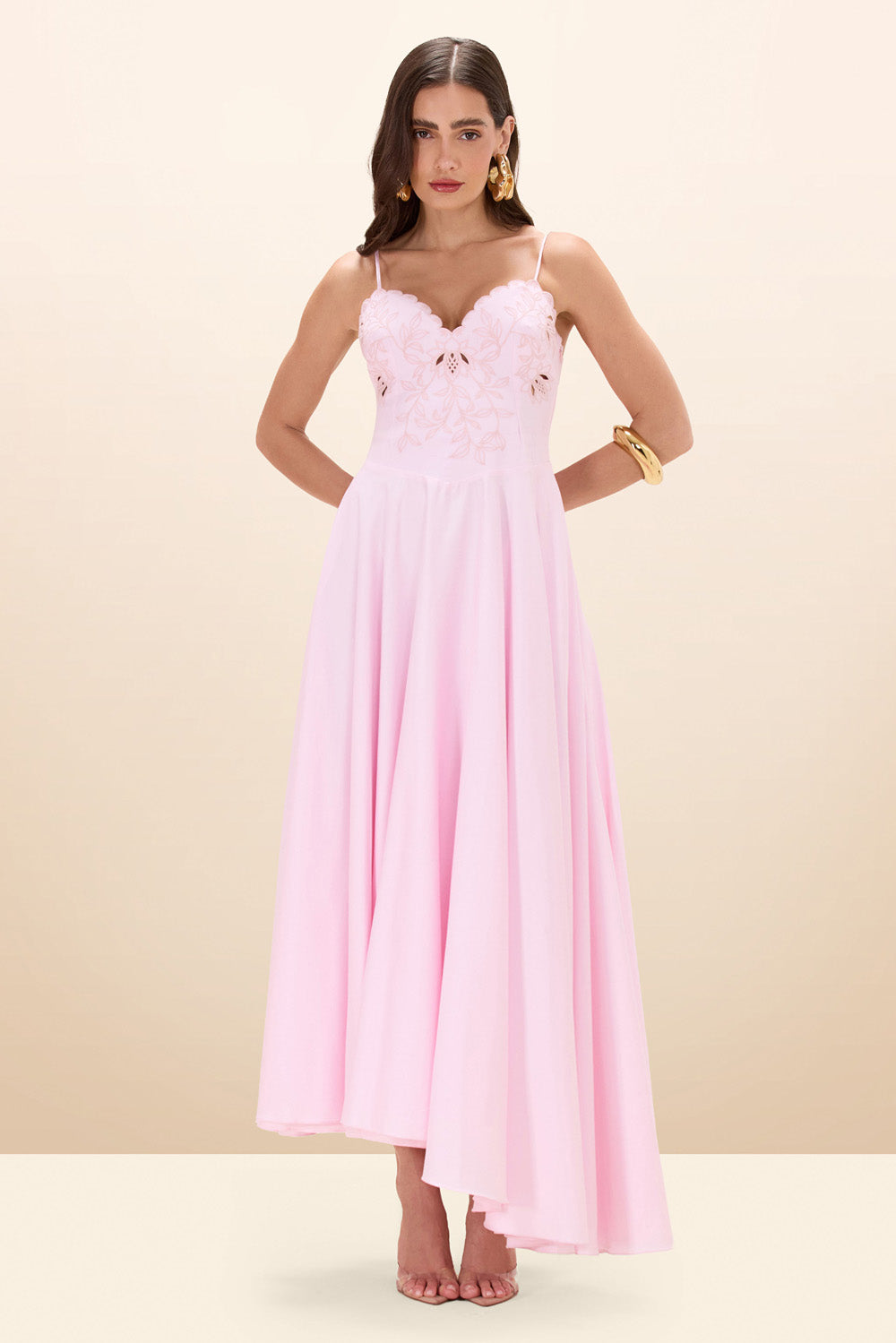 TRICOLINE LOTUS MAXI DRESS