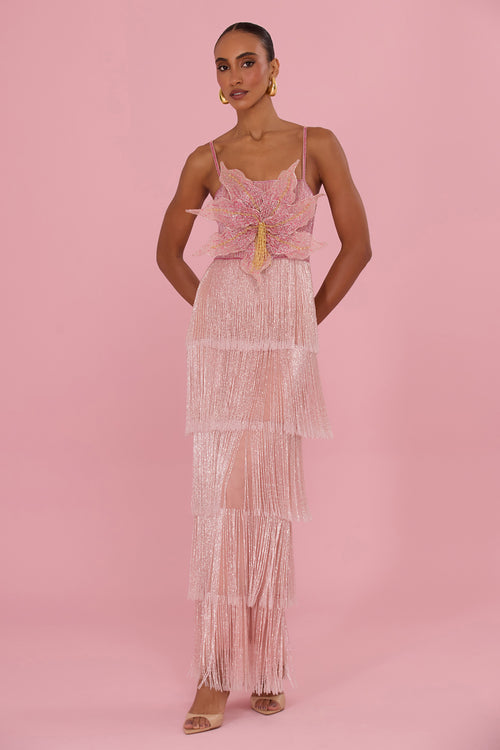 SOLAR EMBROIDERY GOWN