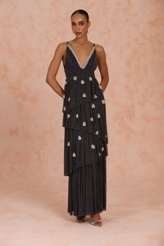 THEREZA TULLE MAXI DRESS