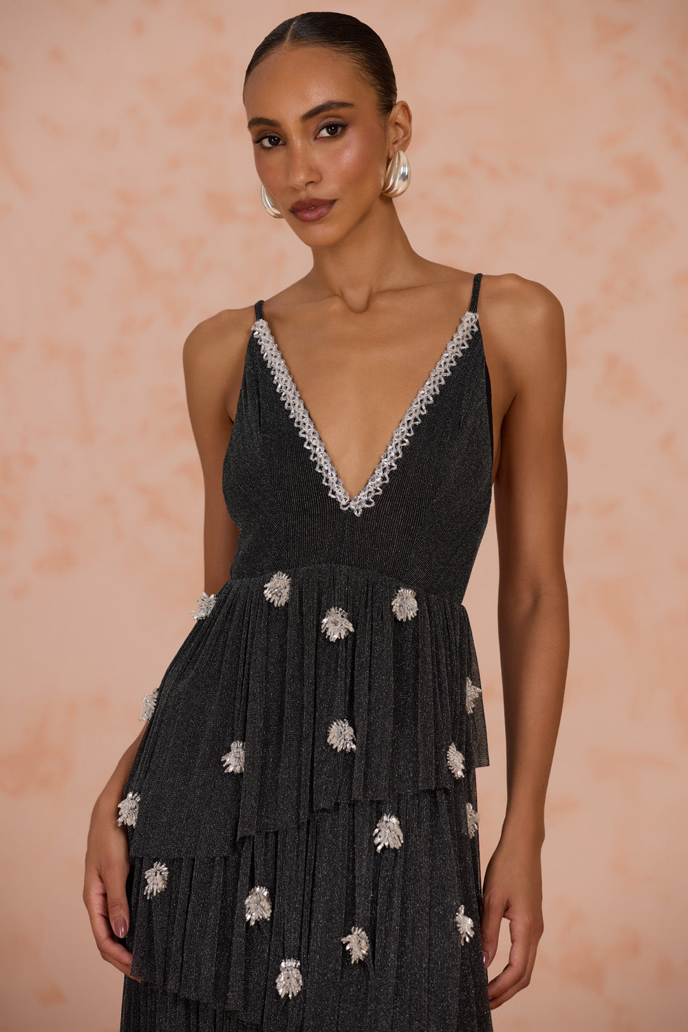 THEREZA TULLE MAXI DRESS
