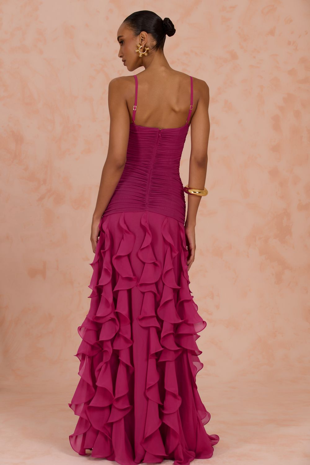 CHIFFON GLORIA MAXI DRESS