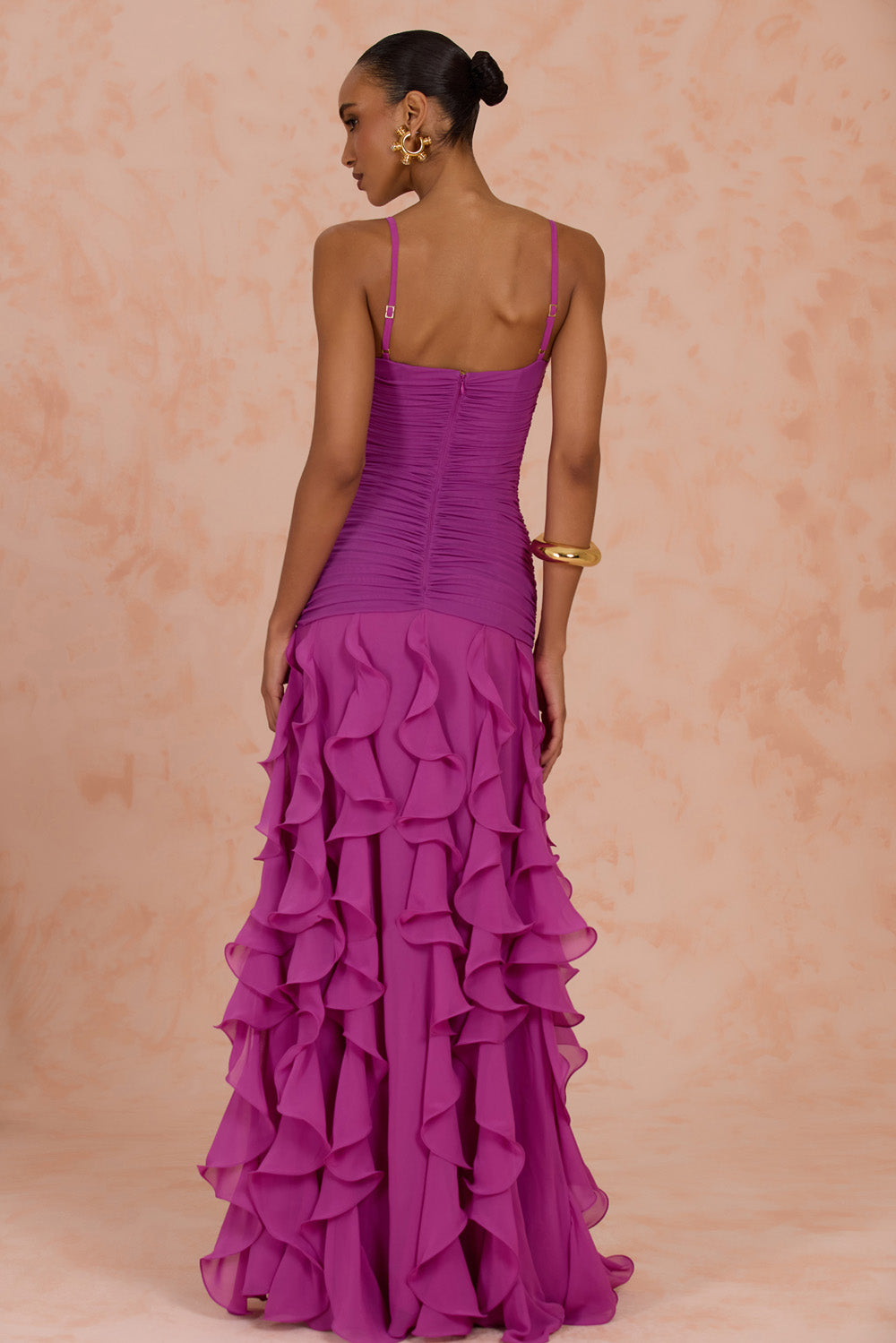 CHIFFON GLORIA MAXI DRESS