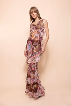 Boho Slim-Fit Gown