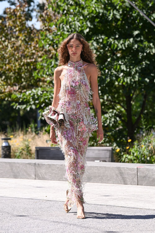 BLOOM GARDEN EMBROIDERY DRESS (RUNWAY)