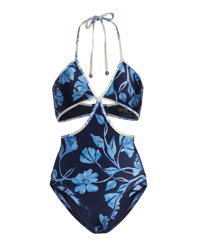 Nightflower Cutout Swimsuit