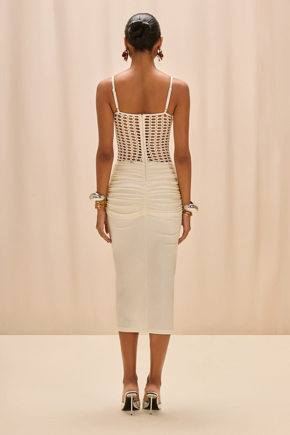 SELENE MESH UNDERWIRE BEACH DRESS