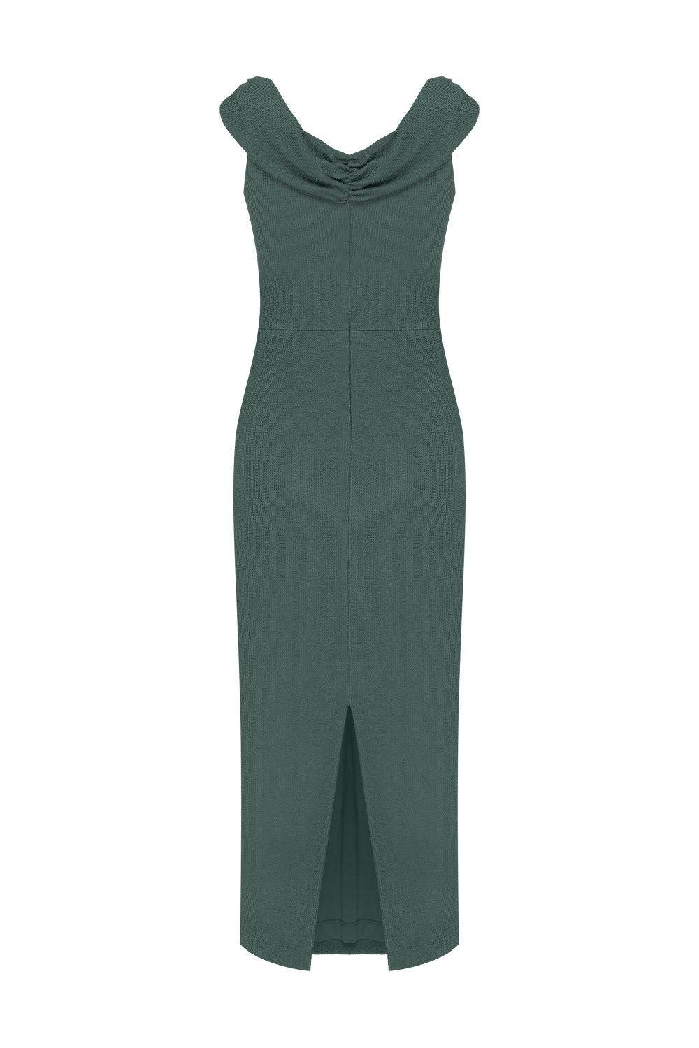 HILDA KNIT OFF SHOULDER MIDI DRESS