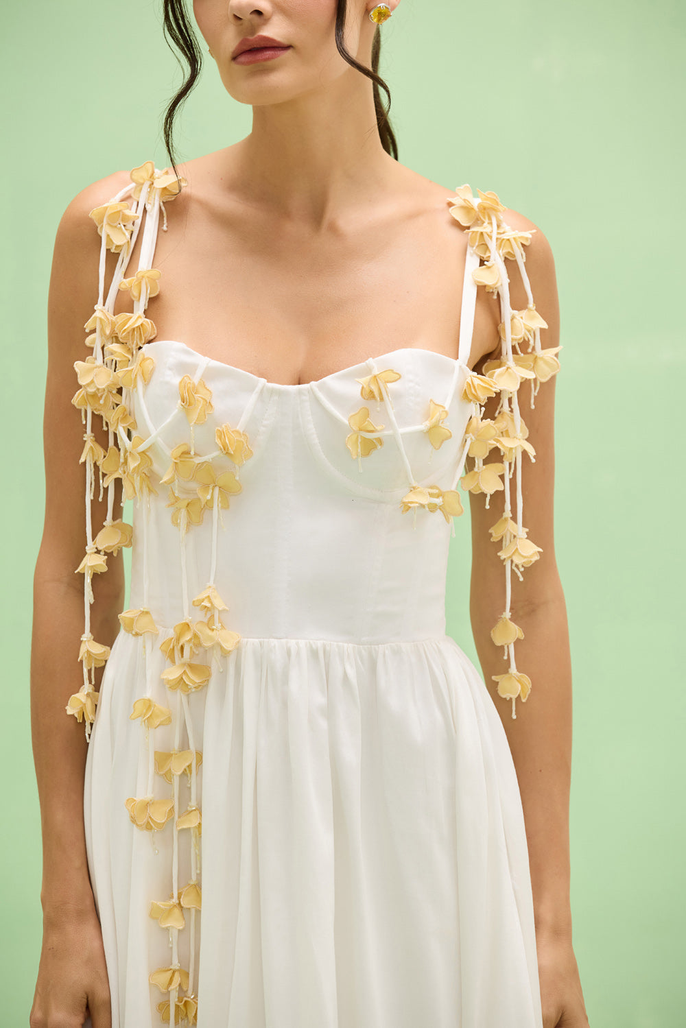 TRICOLINE LOTUS MIDI DRESS