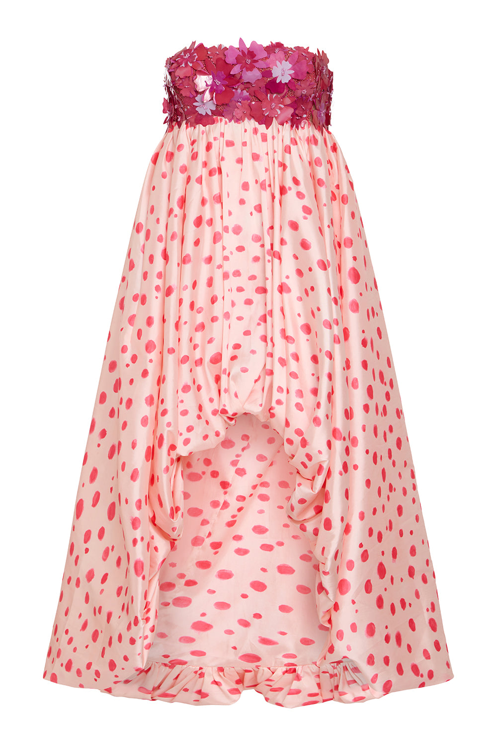 PEONY DOTS MIDI DRESS (RUNWAY)