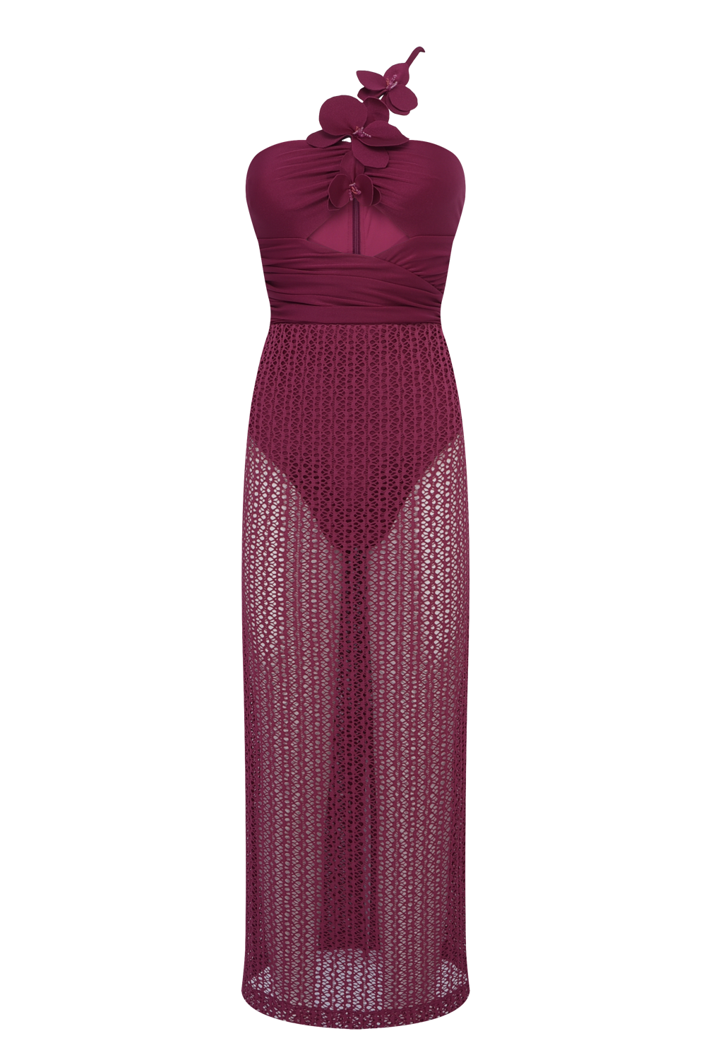 PETAL SHEEN BEACH DRESS