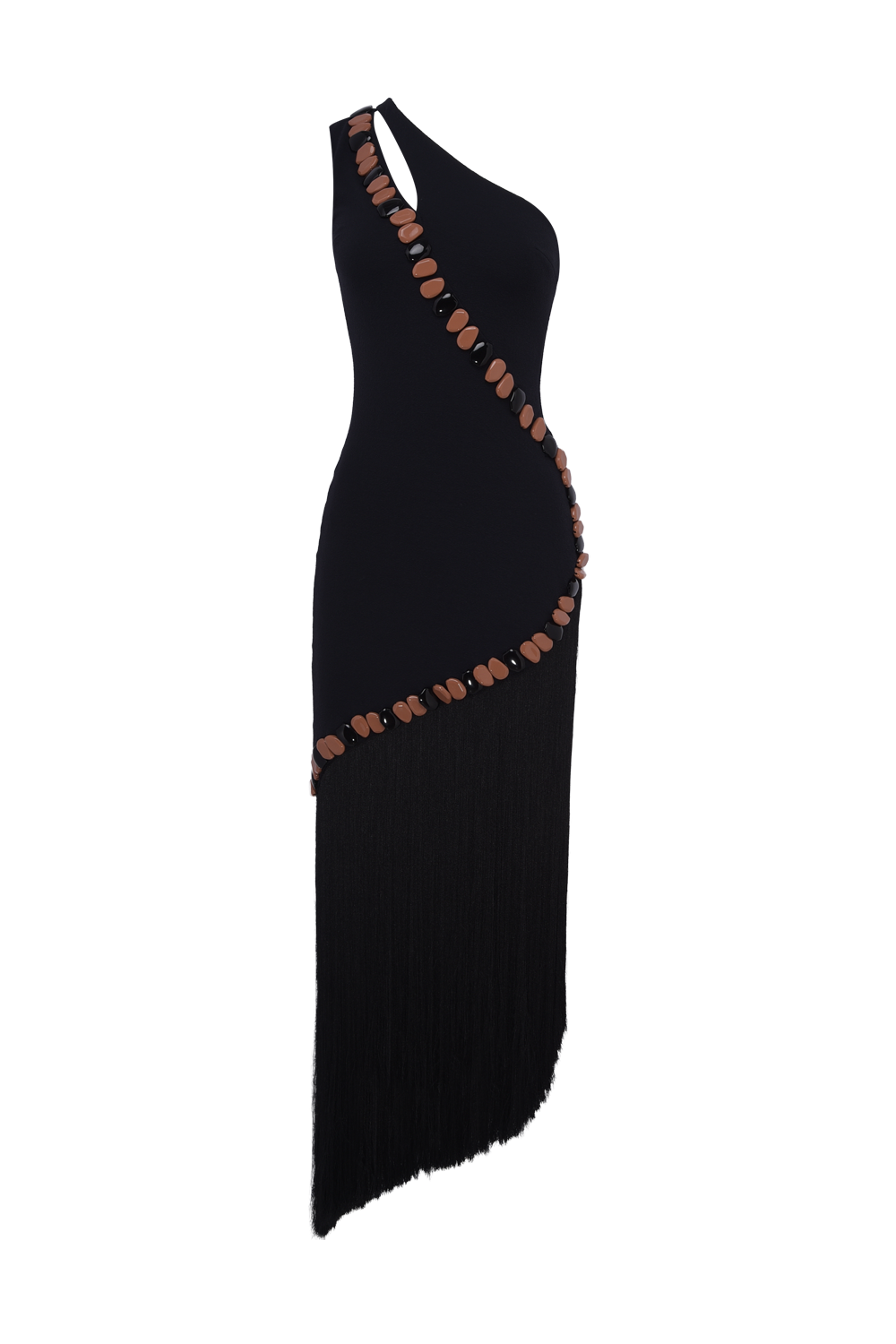 DELYA KNIT CUT-OUT MIDI DRESS