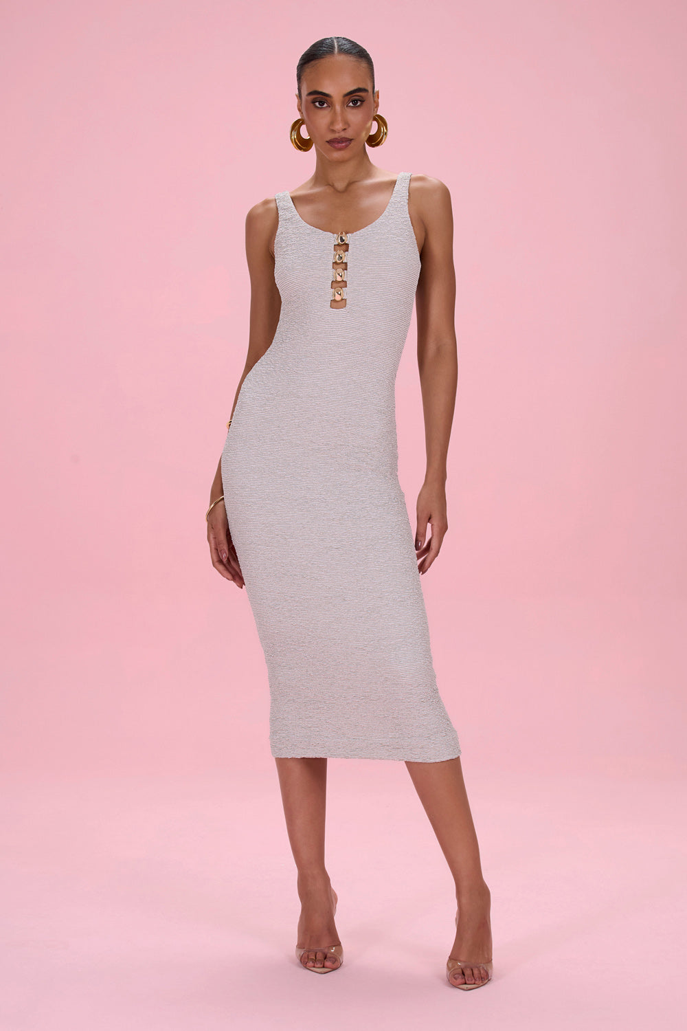 SILVERSAND MIDI DRESS