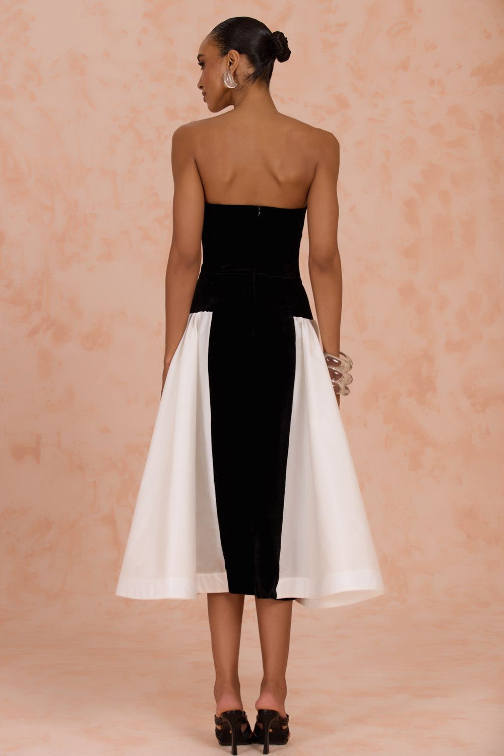 DORA TAFFETA MIDI DRESS