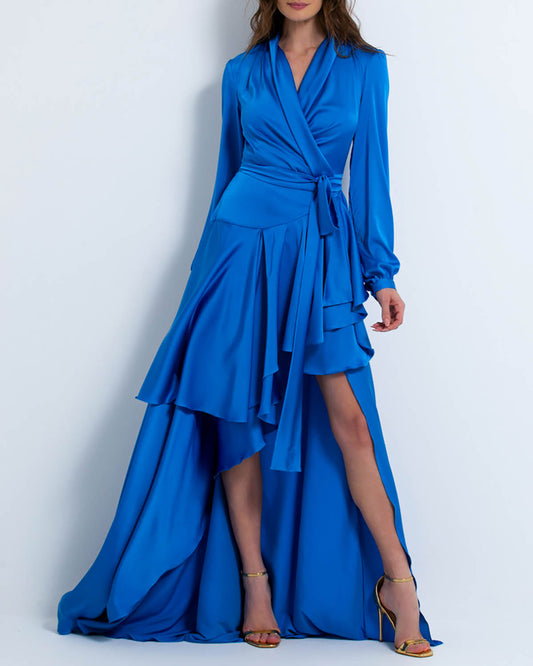 HI-Low Maxi Wrap Dress (FINAL SALE)