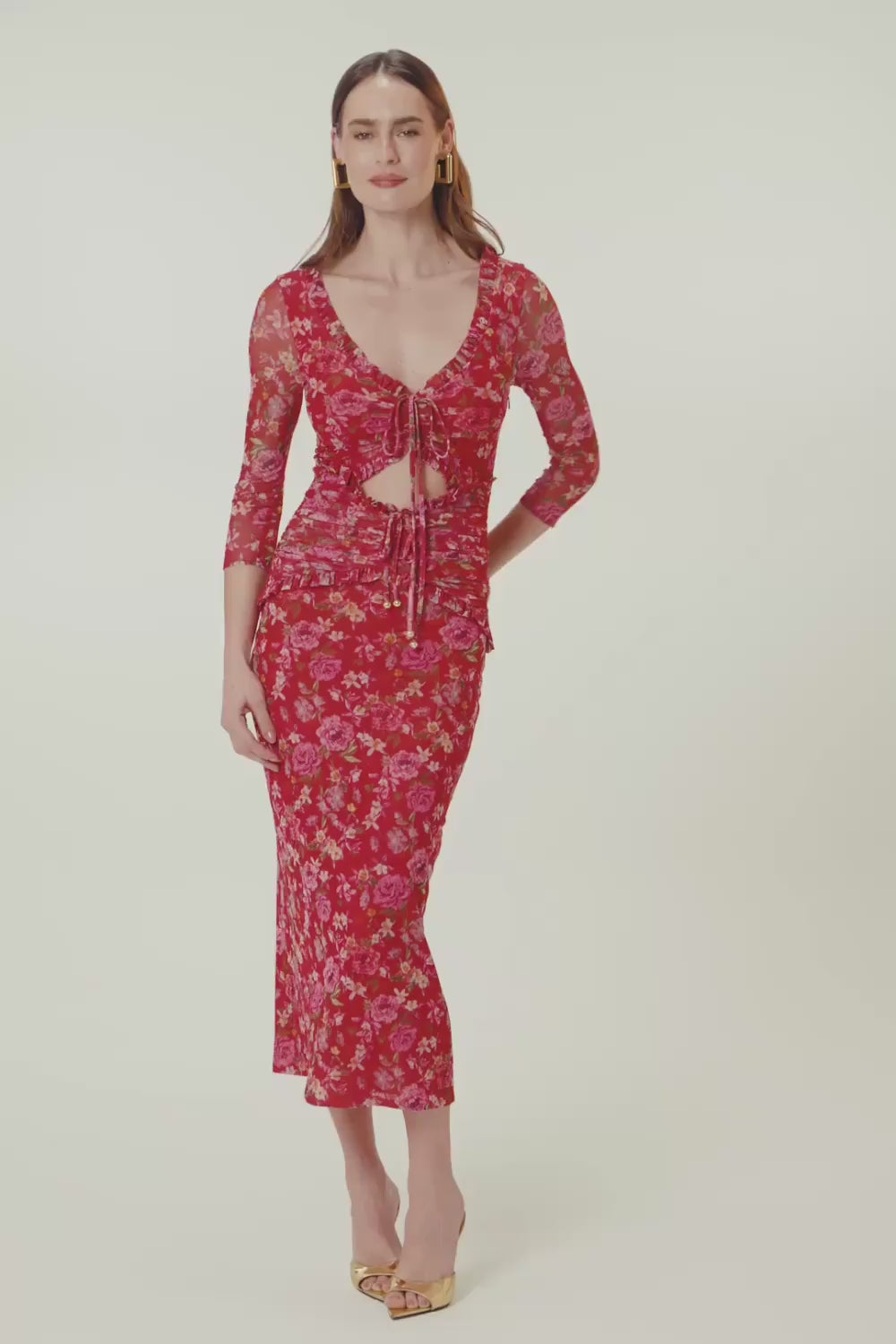PEONY MIDI DRESS – PatBO