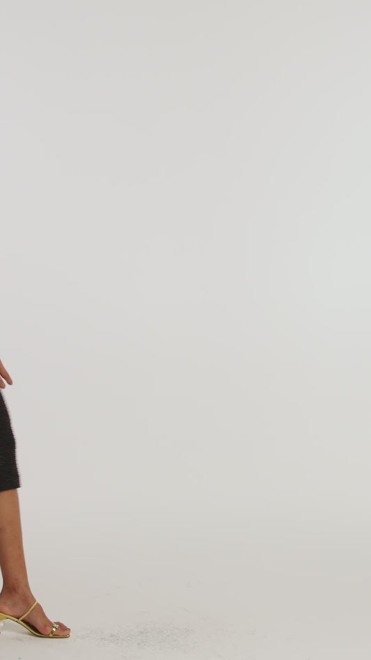 GAVEA MESH CUT OUT MIDI DRESS