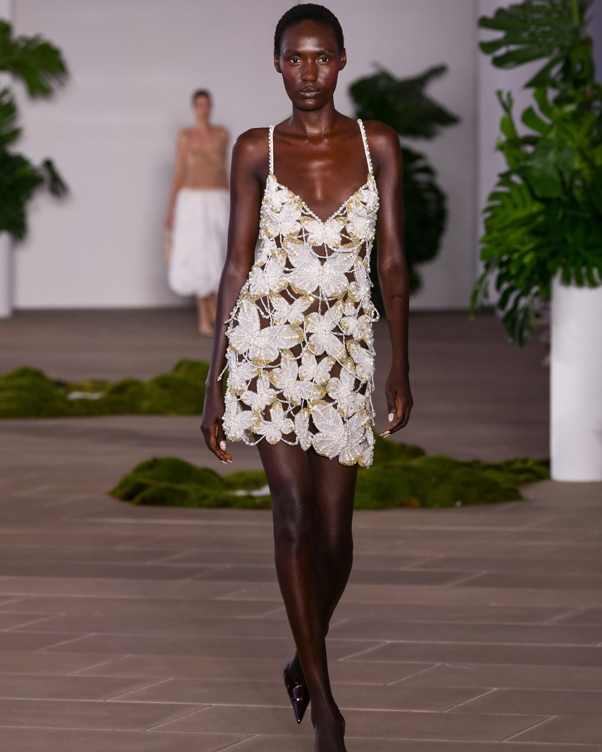 BUTTERFLY TULLE MINI DRESS (RUNWAY) OFF White / 4 BUTTERFLY TULLE MINI DRESS (RUNWAY) OFF White / 4