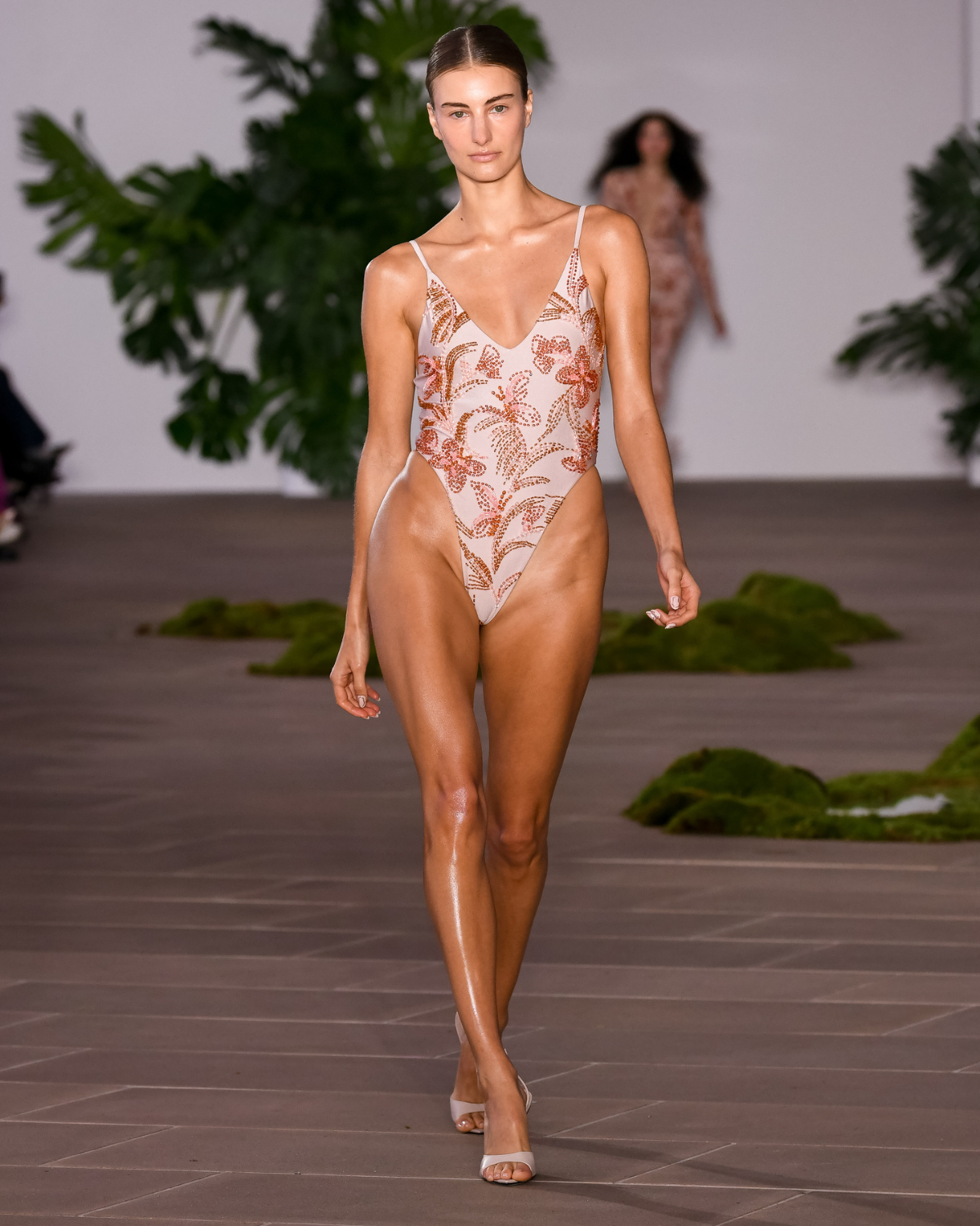 EMBROIDERED SWIMSUIT (RUNWAY)