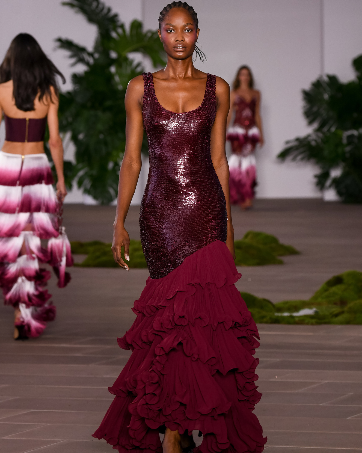 SEQUIN DROP WAIST GOWN (RUNWAY)
