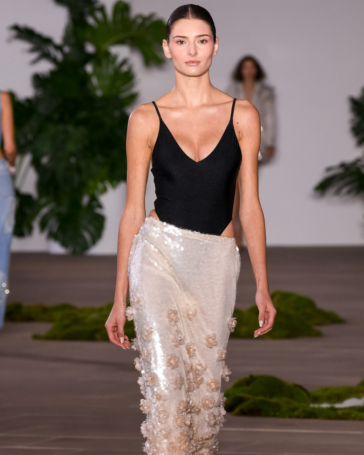 PLUNGE SWIMSUIT (RUNWAY)