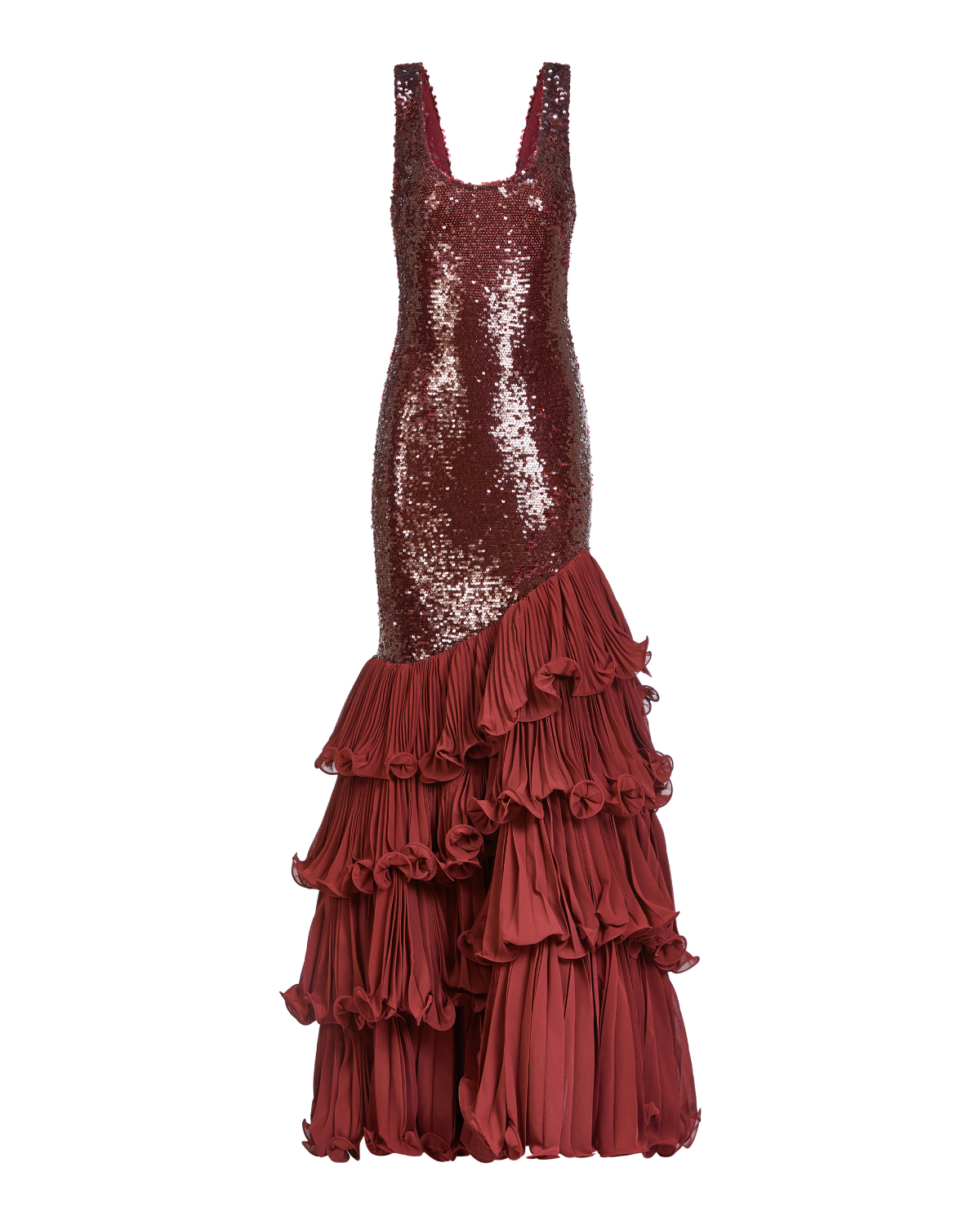SEQUIN DROP WAIST GOWN (RUNWAY)
