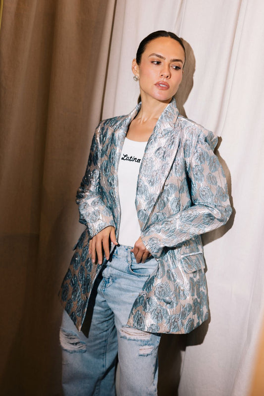 LUMA JACQUARD BLAZER