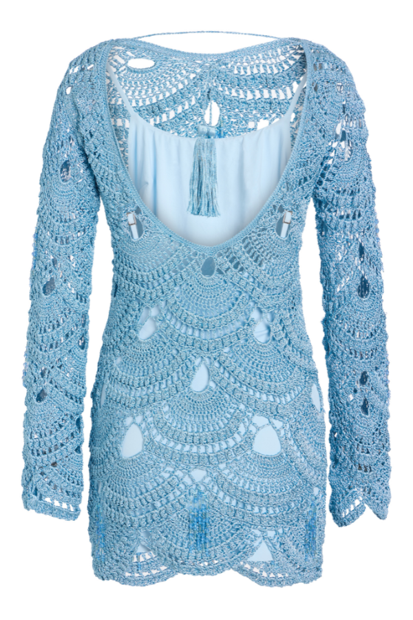 ANTONIA CROCHET MINI DRESS