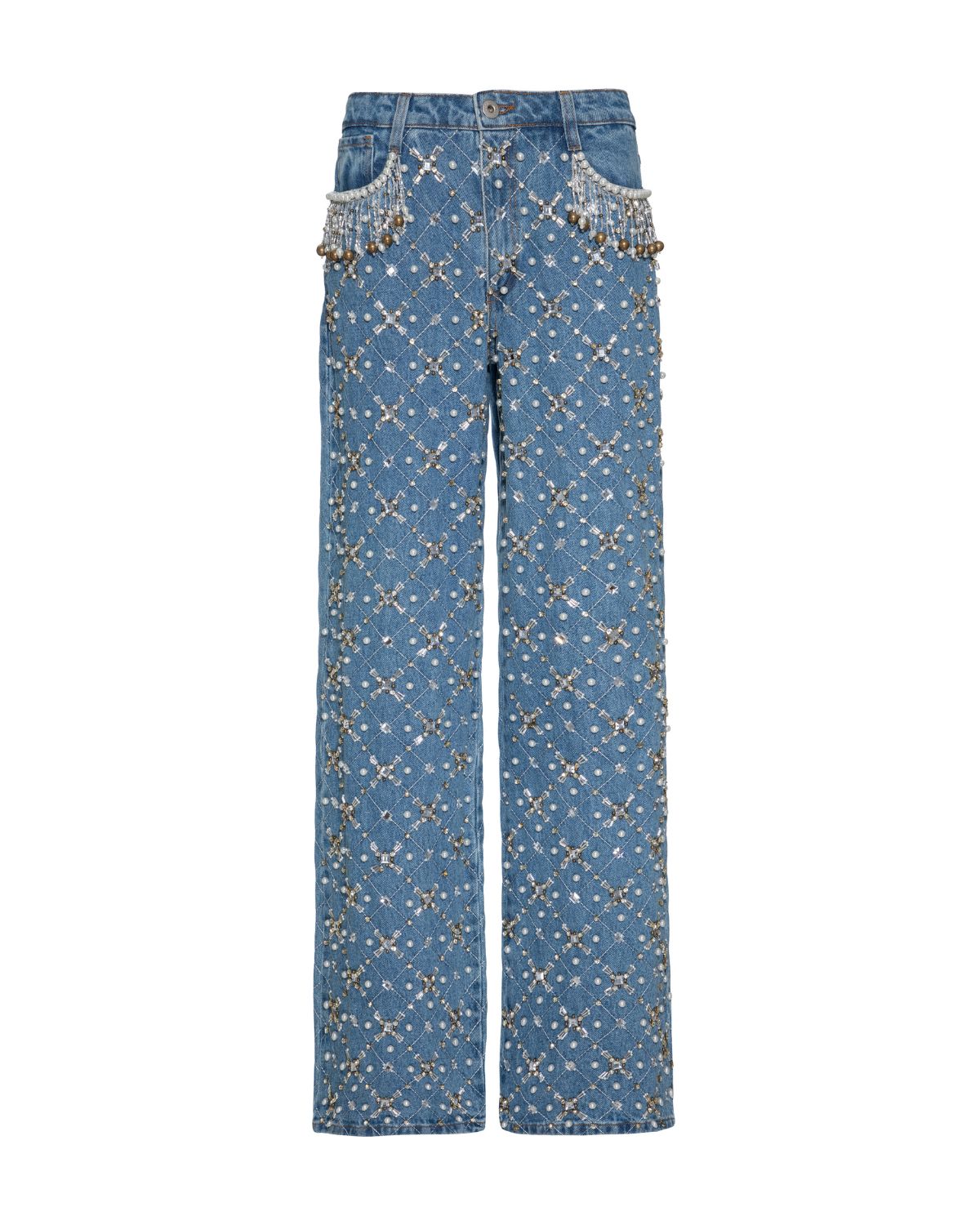 Push-up jeans with beaded pockets – Jïx-Collection