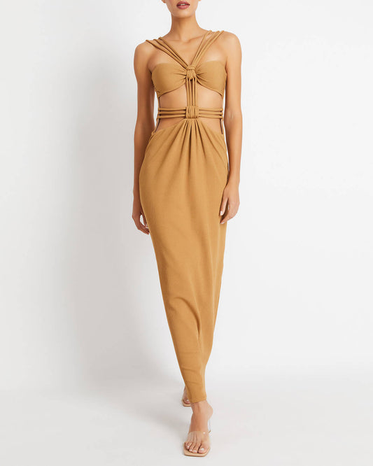Knit Cut-Out Maxi Dress (FINAL SALE)