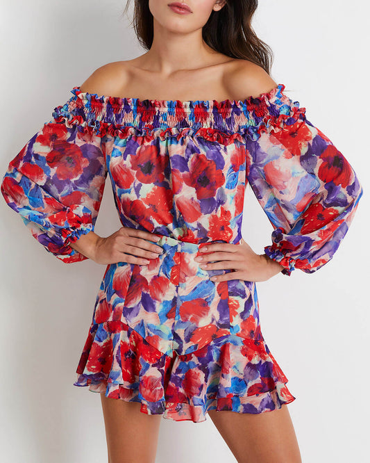 Violet Off-the-Shoulder Top (FINAL SALE)