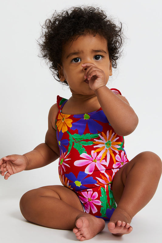 BABY ASTER RUFFLE SWIMSUIT (FINAL SALE)