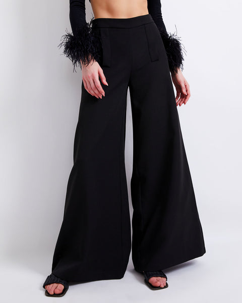 bcbg-burgundy-lace-peplum-top-black-wide-leg-pants-pointed-toe-flats-workwear-office-style-fashion-blog-san-francisco-sf  5 - MEMORANDUM