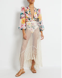 Lace Beach Skirt