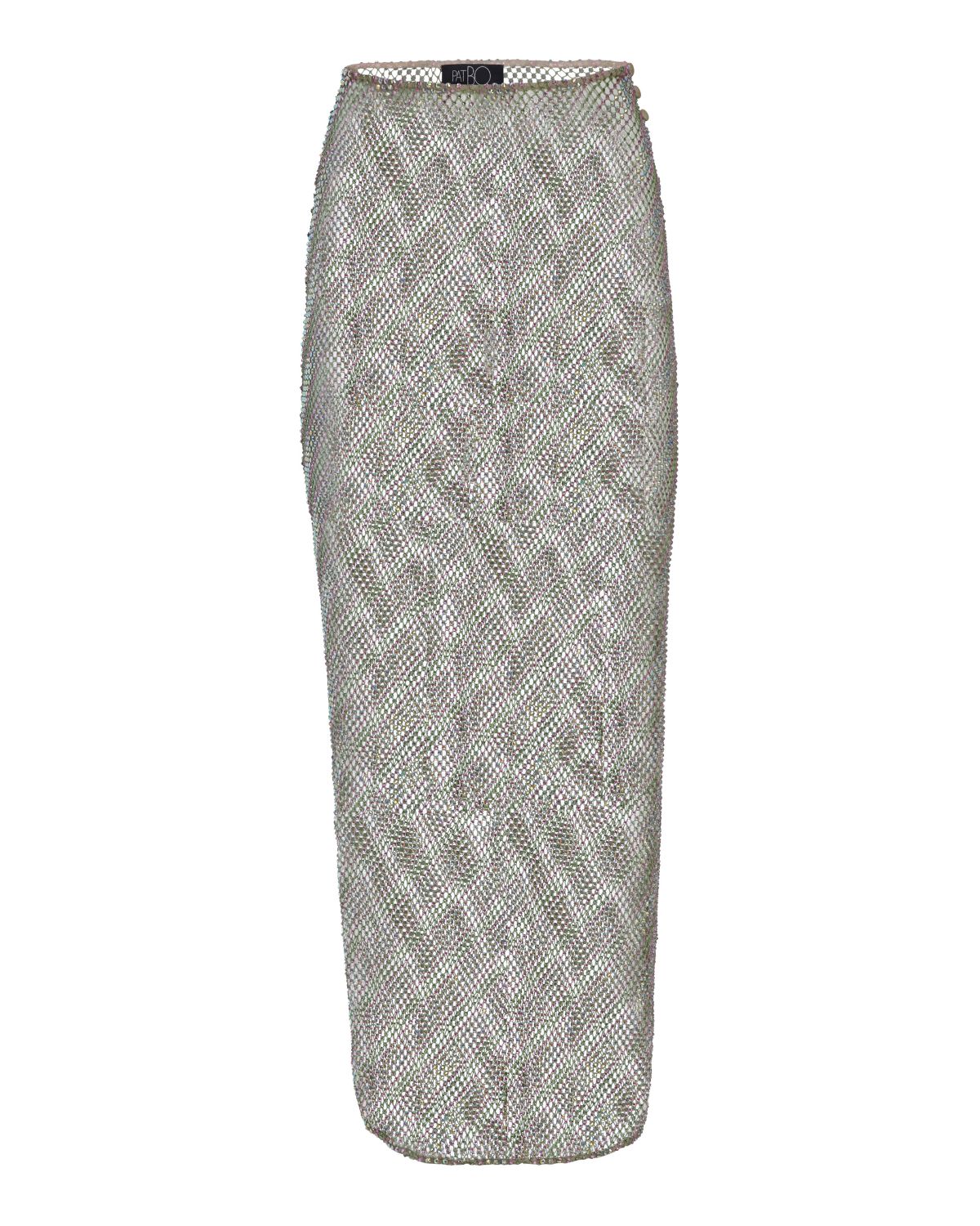 Rhinestone-Netted Midi Skirt (FINAL SALE)