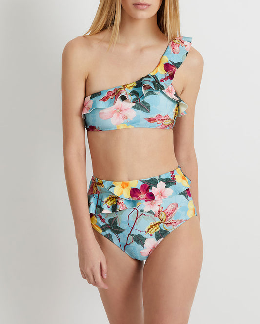 Hibiscus Ruffle Bikini Bottom (FINAL SALE)