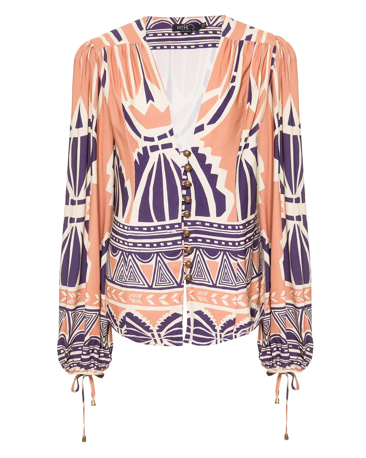 Button-Front Blouse (FINAL SALE)