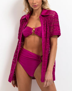 Crochet Short Sleeve Top