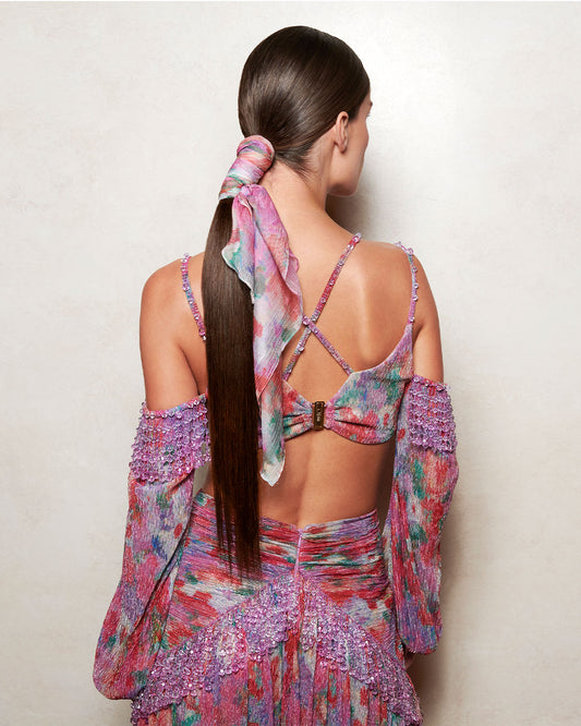 PatBO x Tresemmé Printed Tulle Hair Scarf (EXCLUSIVE/ FINAL SALE)