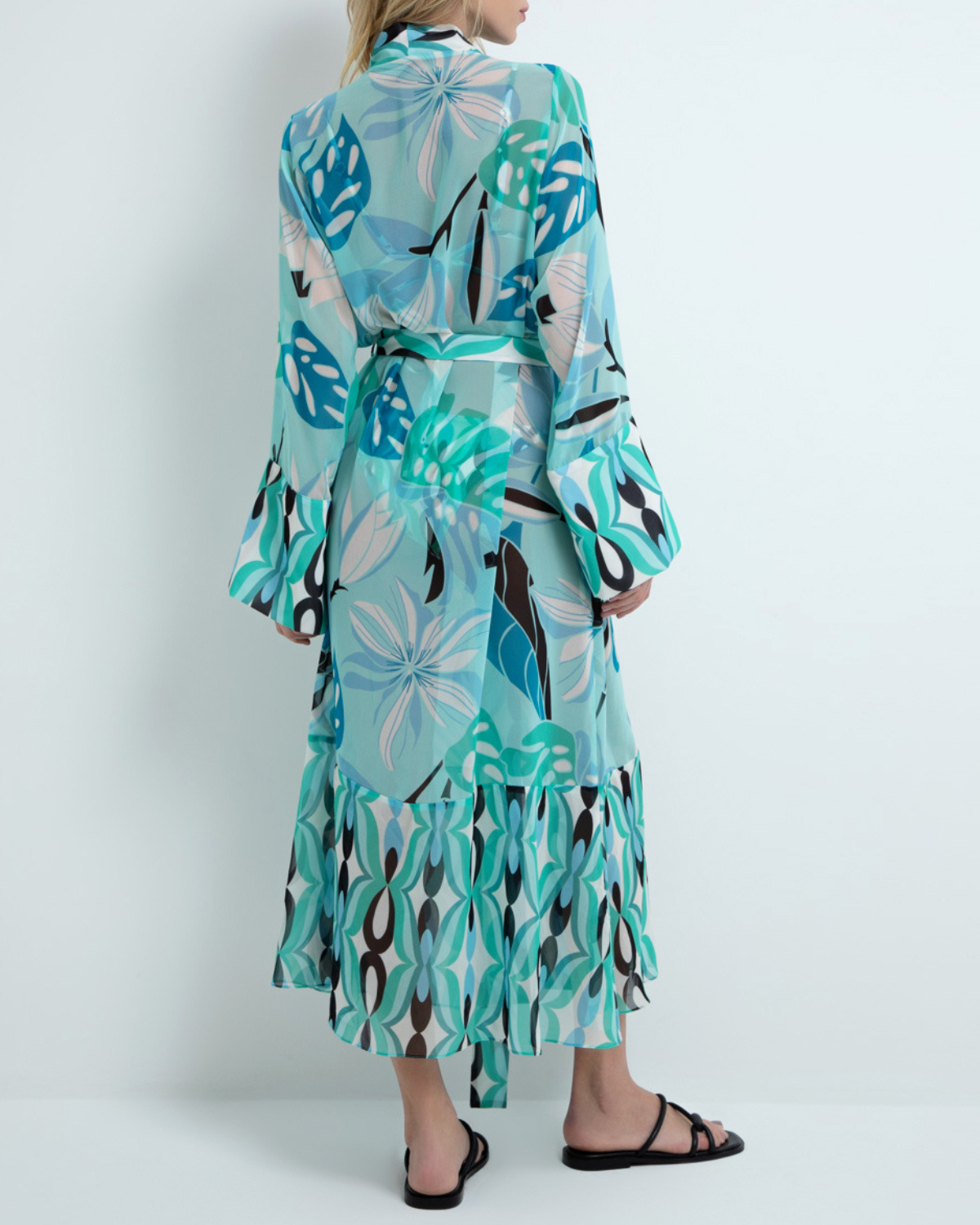 TWIST BELTED BEACH ROBE